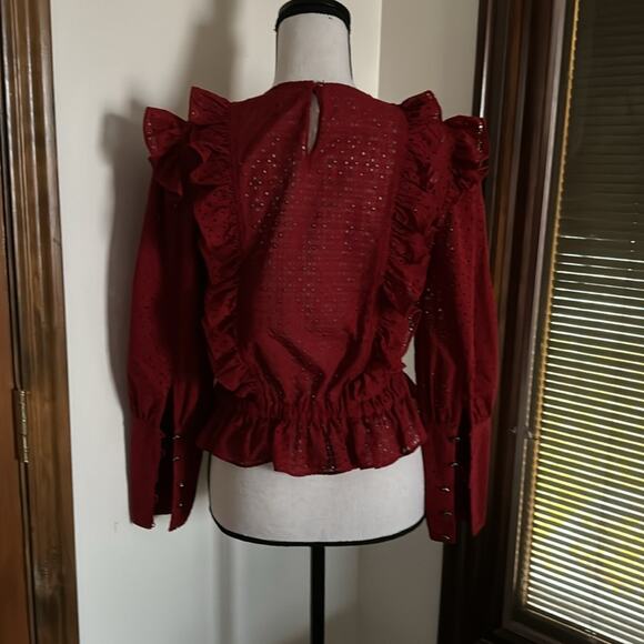 Robert Rodriguez | Laced Charlotte Top Size 4 - Picture 9 of 16